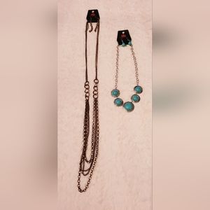 Paparazzi Necklaces with Matching Earrings - NWT